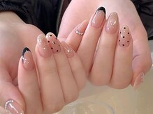 【Min min nail salon】初回ジェルオフ無料♪リーズナブルで本格ネイルが楽しめる★
