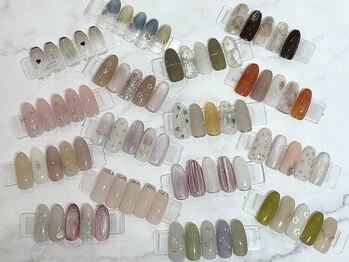 ポノアカラー(Pono a Color)の写真/幅広いデザインをご用意♪定額コースの豊富なサンプルから、お好きなデザインをお選びいただけます★