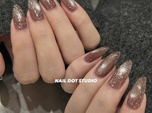 ネイルドットスタジオ 堺筋本町(NAIL DOT STUDIO)/ブラウンマグネット