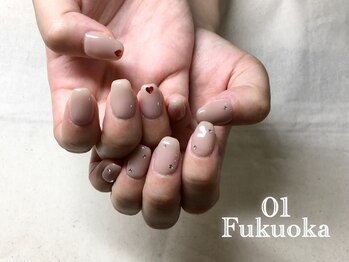 ゼロワンフクオカ(01 Fukuoka)/ヌーディーカラーネイル