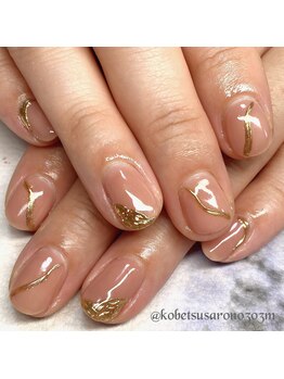 エム(M)/ワンポイントにミラーデザイン☆