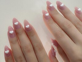 ハートエンボスネイル