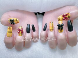 リボン可愛いネイル