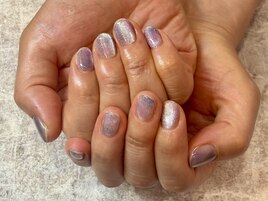 グラデーションマグネットネイル