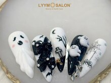 リームサロン 池袋店(LYYM SALON)/ハロウィンゴーストネイル