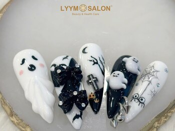 リームサロン 池袋店(LYYM SALON)/ハロウィンゴーストネイル