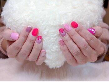 ラ ローズリー 小石川(La.Roseraie)/PINK　Nail
