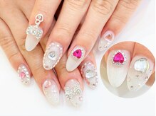 ネイルコレクション ピンク(Nail Collection Pink)/スカルプ放題☆リボンチャーム♪