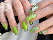 ネイルズガッシュ 溝の口店(NAILs GUSH)/Y2K/アシンメトリー/フレンチ