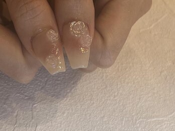 アイネイルズ 三宮店(I nails)/ラメチークバラ ¥8050