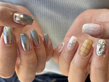 アース コアフュールボーテ 松本庄内店(EARTH coiffure beaute)/左右非対称ニュアンス