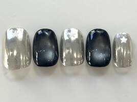 ミラーシルバー星マグ¥6000