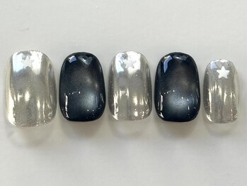 ミラーシルバー星マグ¥6000