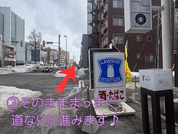 ローズドゥシャロン(Rose de CHALON)/円山公園駅からサロンまで　3