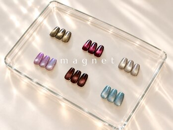 ザ シック(THE CHIC)の写真/初めてのネイルにも♪人気のマグネットで上品にきらめく指先へ