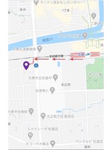 ネイルアンドアイ リリー 住道店(Lily)/お店までのご案内☆マップ