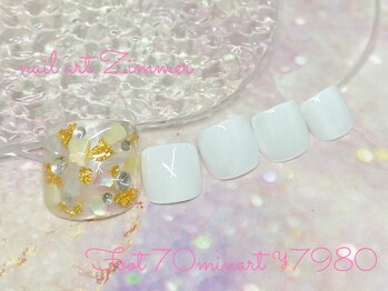 ネイルアート ジマー/フット◆70minartコース¥7980
