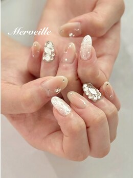 マーベイユ(Merveille)/チークネイル×ブライダル
