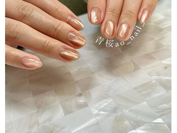 アオネイル(青桜 ao_nail_)/《人気No.1》マグネットネイル