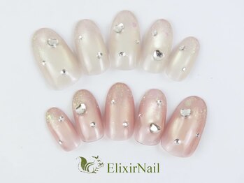 エリクサーネイル 渋谷(Elixir Nail)/定額bカジュアル/ クーポン使用