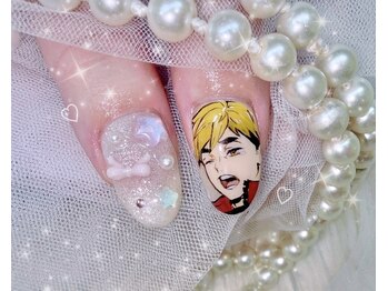 アリーズ(Allies)/痛ネイル 手書き 推しネイル 星