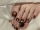 アンレーブ(an'reve)の写真/プロが提案するフットネイルがおすすめ！サンダルに映えるデザインで足元からキレイに☆