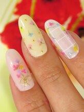 カラーズ 浜松店(colors)/春先取り♪押し花風