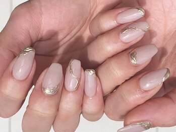 ネイルマジック 仙台一番町店(NAIL MAJIC)/ニュアンスミラーネイル☆オ-ダ-