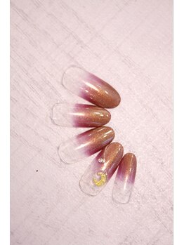 ラルネイル 大宮(Lull. nail)/＊ムーンオーナメント＊グラデ＊