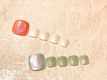 ネイルサロン ブリオン(Nail Salon Bullion)/クリスタルオーロラネイル