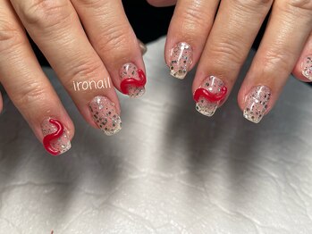 イロ ネイルサロン(iro)/キラキラ×うねうねネイル