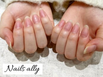 ネイルズアリー 立川店(Nails ally)/オフのみ×自爪×ネイルケア