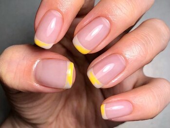 オーラリー ネイル アート メゾン(ORRERY nail art maison)/ハンド / カラーフレンチ