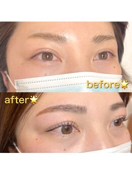 アンドミラ(&mira)/眉スタイリング＋ラッシュリフト