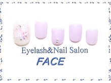 アイラッシュアンドネイルサロン フェイス(Eyelash&NailSalon FACE)/ケア&フットジェル￥5.500