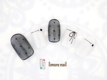 リモアネイル(limore nail)/ドットリボン☆