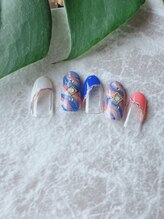 ミテソロ(mi tesoro)/2024年7月定額ネイル 6600