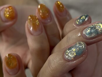 ルカ 原宿(lux)/インク × ニュアンスネイル