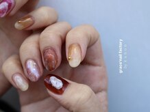 グレースネイルファクトリー(grace'nail factory)/ニュアンス/フィルイン/堀江