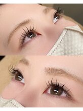 シアン(CYAN)/フラットラッシュ/140本/Dカール