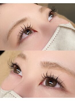 シアン(CYAN)/フラットラッシュ/140本/Dカール