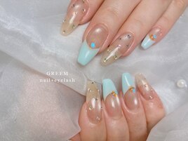ちゅるちゅるなブルーフレンチ