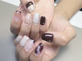 持ち込み秋ネイル