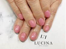 ネイルスタジオ ルキナ(LUCINA)/c-439 大人上品ピンクネイル