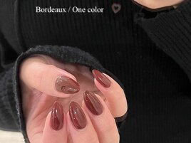 ボルドー/冬/ワンカラー