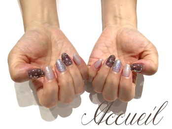アクイユ 銀座店(ACCUEIL)/シースルーネイル