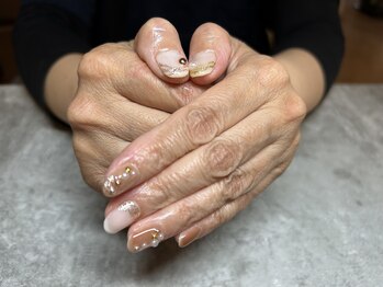 マグネットネイル＋デザイン追加