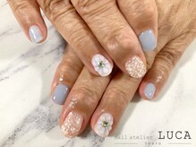 ネイルアトリエルカ(nail atelier LUCA)/R-103 ぷっくりフラワー