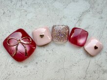 コーラルワン(CORAL ONE)/フット☆リボンネイル