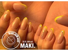 ブルージャムネイル(BLUE.JAM.nail)/持ち込みデザイン☆MAKI